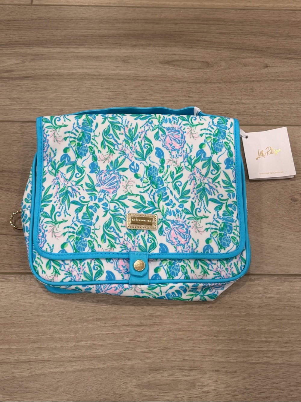 Lilly Pulitzer Hanging Toiletry Bag “Just A Pinch” Print • NWT WITH FLAWS